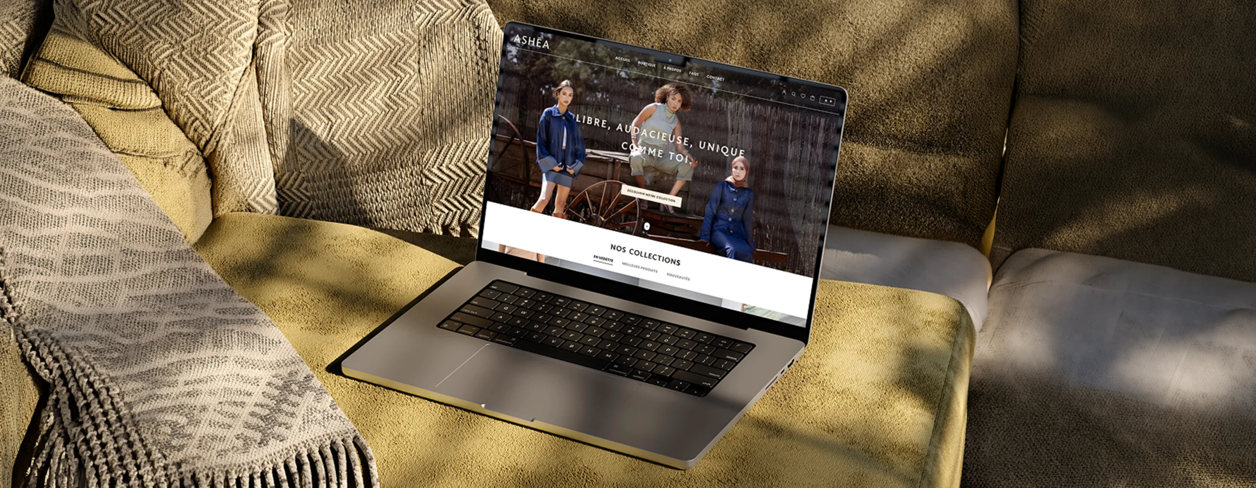 Ashéa — Website project