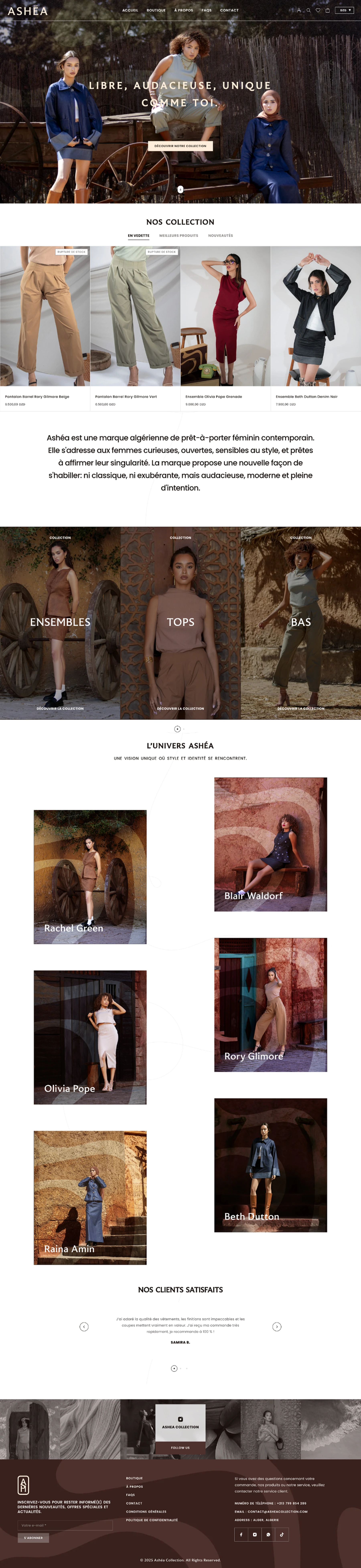 Ashea — Website